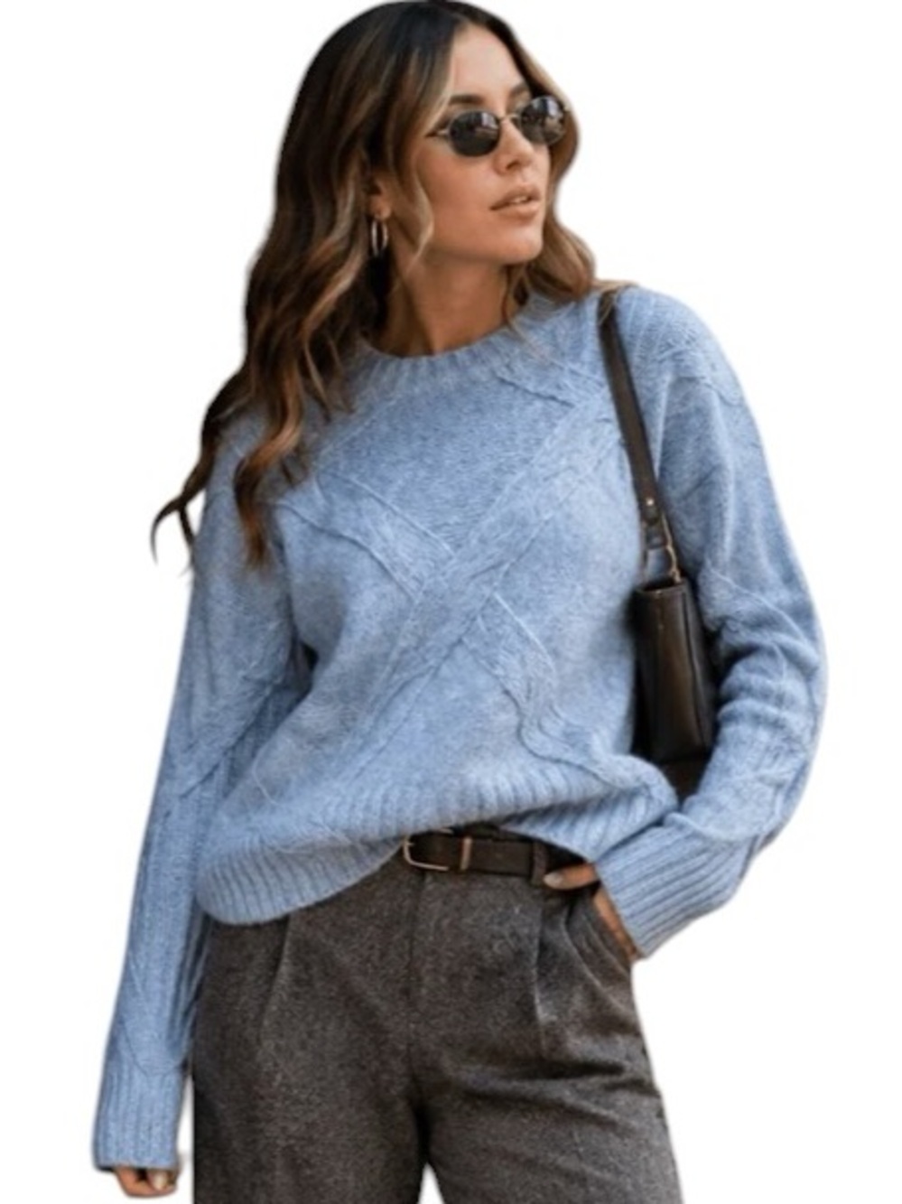 705: STORIA NWT SWEATER BABY BLUE (H27)